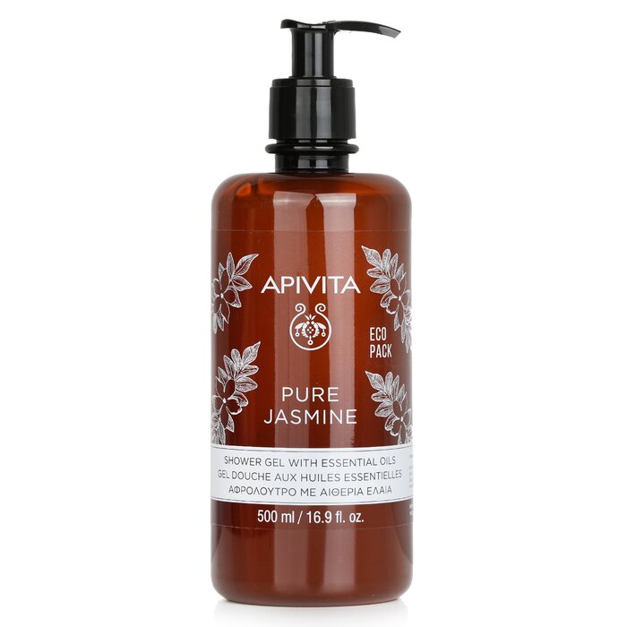 Apivita Pure Jasmine Shower Gel with Essential Oils - Ecopack 500ml/16.9ozProduct Thumbnail