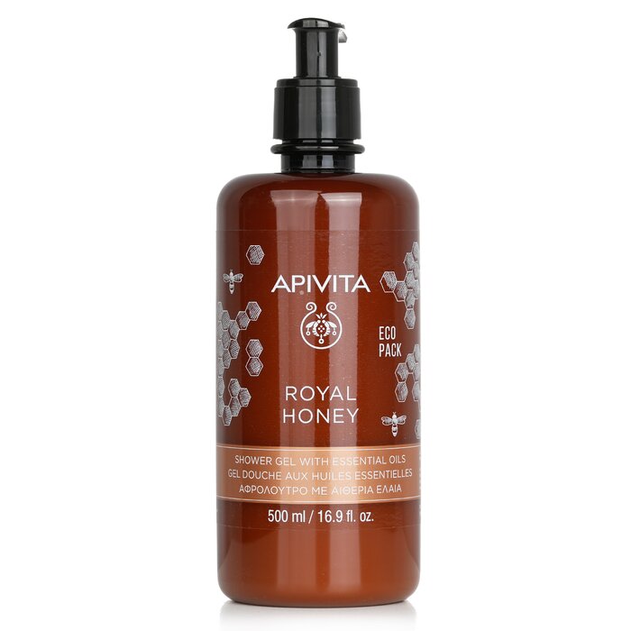 Apivita Royal Honey Creamy Shower Gel With Essential Oils ג'ל רחצה - Ecopack 500ml/16.9ozProduct Thumbnail