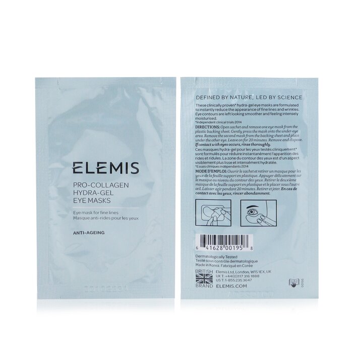 Elemis Pro-Collagen Hydra-Gel Eye Mask (Box Slightly Damaged) 6 PairsProduct Thumbnail