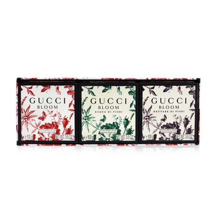 Gucci Bloom Perfumed Soap Coffret: Bloom + Bloom Acqua Di Fiori + Bloom Nettare Di Fiori 3x100g/3.5ozProduct Thumbnail
