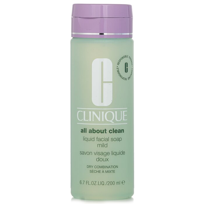Clinique All About Clean Liquid Facial Soap Mild - Dry Combination Skin  200ml/6.7ozProduct Thumbnail