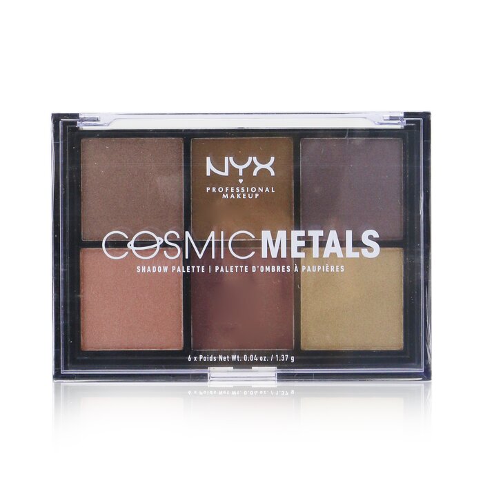 NYX Cosmic Metals Shadow Palette 6x 1.37g/0.04ozProduct Thumbnail