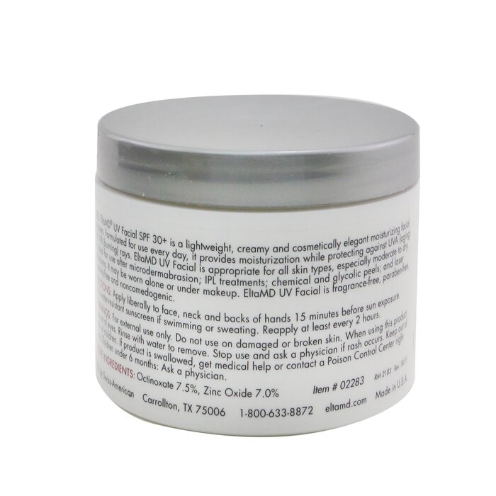EltaMD  創新專業防曬 UV 面部保濕面部防曬霜 SPF 30 - 適用於乾性和術後皮膚（盒輕微損壞） 114g/4ozProduct Thumbnail