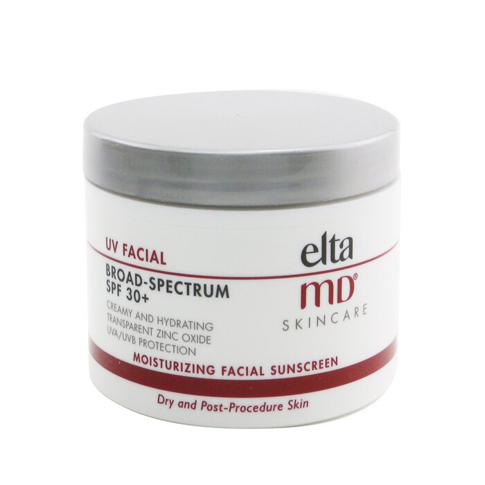 EltaMD UV Facial Protector Solar Facial Hidratante SPF 30 - For Dry & Post Procedure Skin (Caja Ligeramente Dañada) 114g/4ozProduct Thumbnail