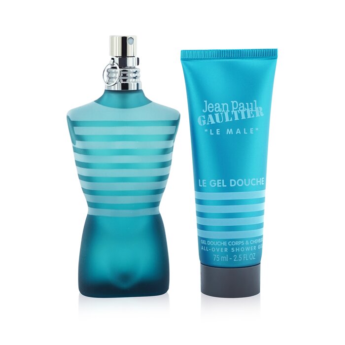 Jean Paul Gaultier Le Male Coffret מארז : או דה טואלט ספריי 75ml/7.5oz + All Over ג'ל רחצה 75 מ&quot;ל 2pcsProduct Thumbnail