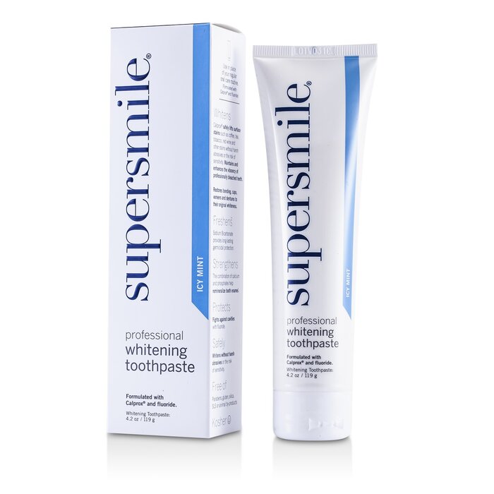 Supersmile 超級微笑  Professional Whitening Toothpaste - Icy Mint (Exp. Date 05/2021) 119g/4.2ozProduct Thumbnail