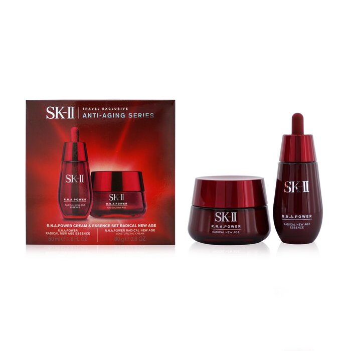 SK II Anti-Aging Series 2-Pieces Set: R.N.A. Power Essence 50ml + R.N.A. Power Moisturizing Cream 80g 2pcsProduct Thumbnail