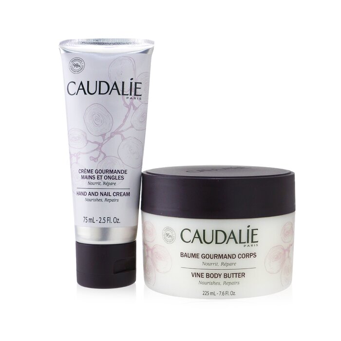 Caudalie Cocooning Body Care Set: Vine Body Butter 225ml/7.6oz + Hand and Nail Cream 75ml/2.5oz 2pcsProduct Thumbnail