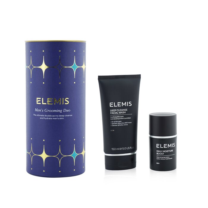 Elemis Men's Grooming Duo Set: Deep Cleanser Facial Wash 150ml + Daily Moisture Boost 50ml 2pcsProduct Thumbnail