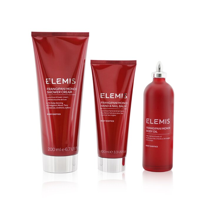 Elemis Frangipani Favourites Set: Shower Cream 200ml/6.7oz+ Body Oil 100ml/3.3oz+ Hand & Nail Balm 100ml/3.3oz 3pcsProduct Thumbnail