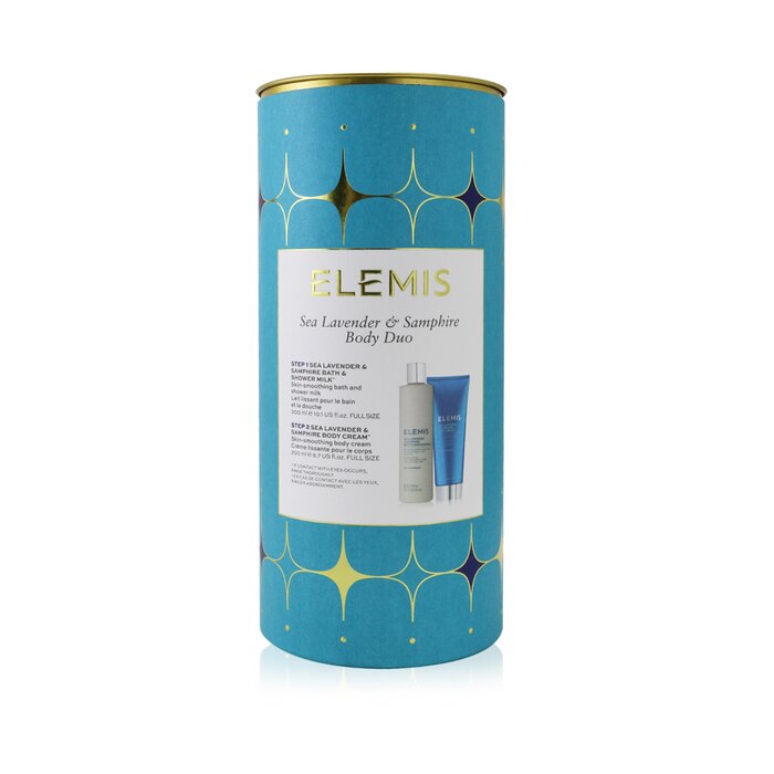 エレミス Elemis Sea Lavender & Samphire Body Duo: Bath & Shower Milk 300ml + Body Cream 200ml 2pcsProduct Thumbnail