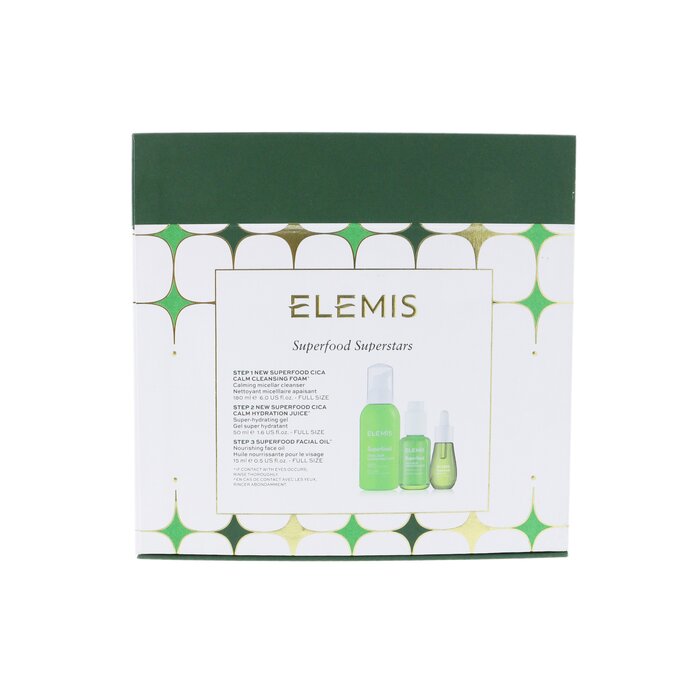Elemis Superfood Superstars Set: CICA Calm Cleansing Foam 180ml+ CICA Calm Hydration Juice 50ml+ Facial Oil 15m 3pcsProduct Thumbnail