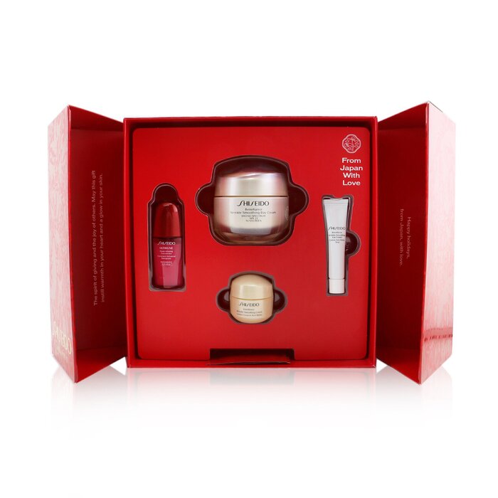 Shiseido Smooth Skin Sensations Set: Benefiance Day Cream SPF23 50ml + Ultimune Concentrate 10ml + Benefiance Smoothing Cream 15ml + Benefiance Eye Cream 5ml  4pcsProduct Thumbnail