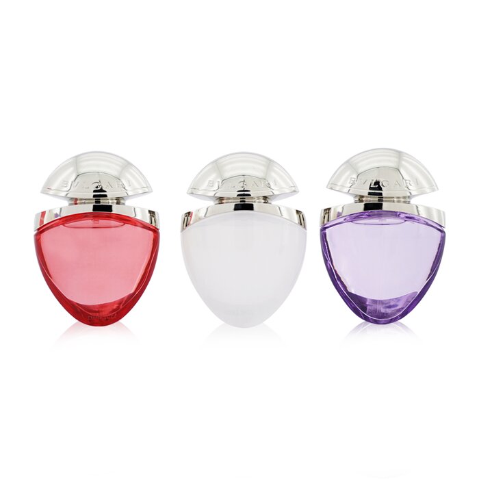 Bvlgari The Omnia Jewel Charms Collection אוסף : Amethyste או דה טואלט + Coral או דה טואלט + Crystalline או דה טואלט 3x15ml/0.5ozProduct Thumbnail