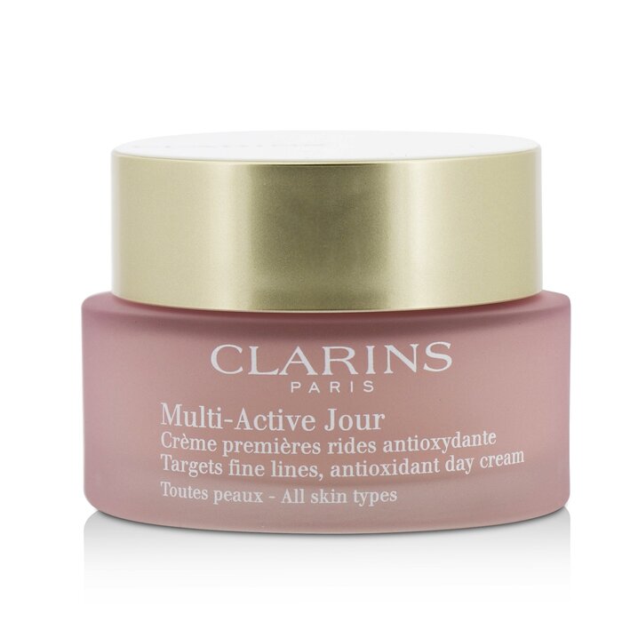 Clarins 克蘭詩 (嬌韻詩) Multi-Active Day Targets Fine Lines Antioxidant Day Cream - For All Skin Types (Box Slightly Damaged) 50ml/1.6ozProduct Thumbnail