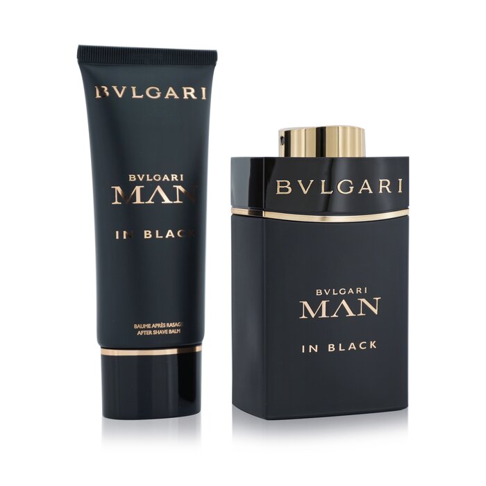Bvlgari In Black Coffret: Eau De Parfum Spray 100ml/3.4oz + After Shave Balm 100ml/3.4oz + Pouch 2pcs+PouchProduct Thumbnail