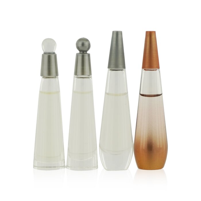 Issey Miyake L'Eau d'Issey Mini Coffret מארז : או דה טואלט 3.5 מ&quot;ל +או דה פרפיום 3.5 מ&quot;ל +Pure או דה פרפיום 3.5 מ&quot;ל +Pure Nectar De Parfum 3.5 מ&quot;ל 4pcsProduct Thumbnail