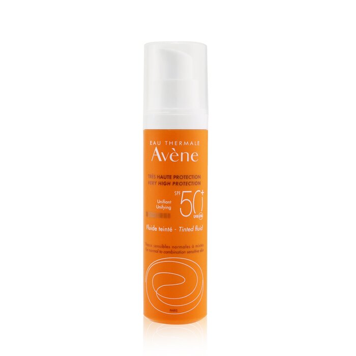 Avene Very High Protection Unifying Tinted Fluid SPF 50+ נוזל בעל גון- עבור עור רגיל עד מעורב רגיש 50ml/1.7ozProduct Thumbnail
