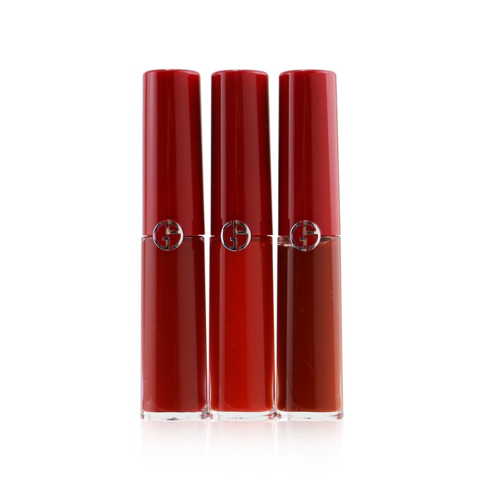 Giorgio Armani Lip Maestro Intense Velvet Color Set 3 מיני שפתונים נוזליים 3x3.5ml/0.12ozProduct Thumbnail