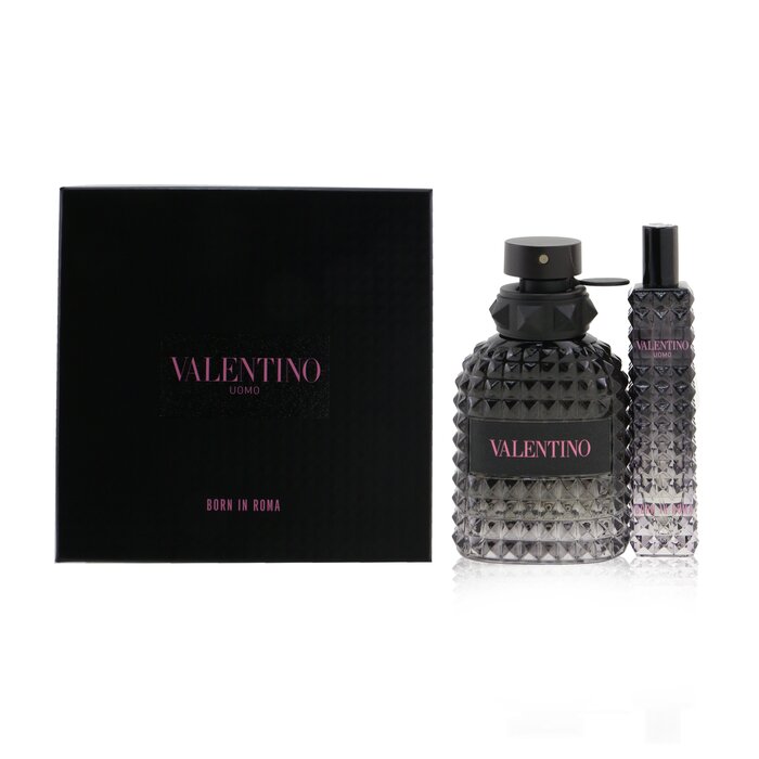 Valentino Valentino Uomo Born In Roma Coffret: Eau De Toilette Spray 50ml/1.7oz + Eau De Toilette Travel Spray 15ml/0.5oz 2pcsProduct Thumbnail