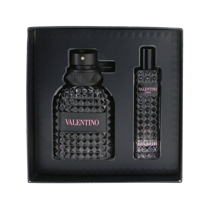 Valentino Valentino Uomo Born In Roma Coffret: Eau De Toilette Spray 50ml/1.7oz + Eau De Toilette Travel Spray 15ml/0.5oz 2pcsProduct Thumbnail