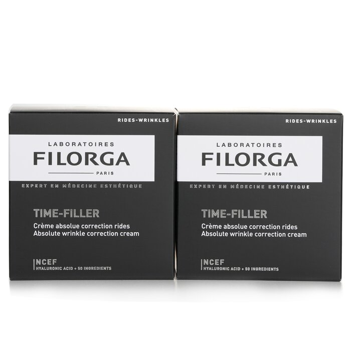 フィロルガ Filorga タイムフィラー デュオ セット: 2x タイムフィラー アブソリュート リンクル コレクション クリーム 50ml 2pcsProduct Thumbnail
