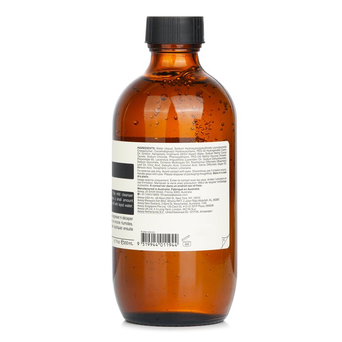 Aesop In Two Minds Facial Cleanser קלינסר לעור הפנים - עבור עור מעורב 200ml/6.8ozProduct Thumbnail