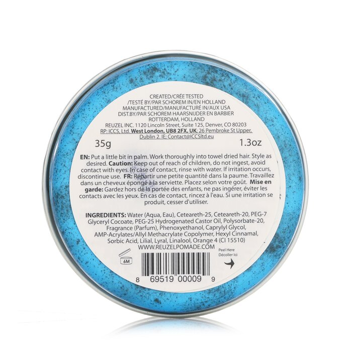 Reuzel Blue Pomade (Strong Hold, Water Soluble) 35g/1.3ozProduct Thumbnail