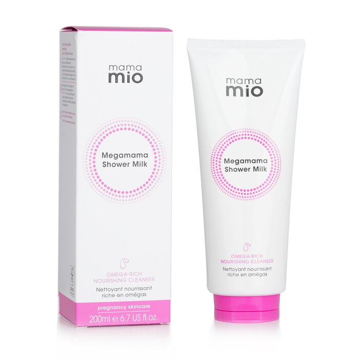 Mama Mio Megamama Shower Milk - Omega Rich Nourishing Cleanser תחליב רחצה 200ml/6.7ozProduct Thumbnail