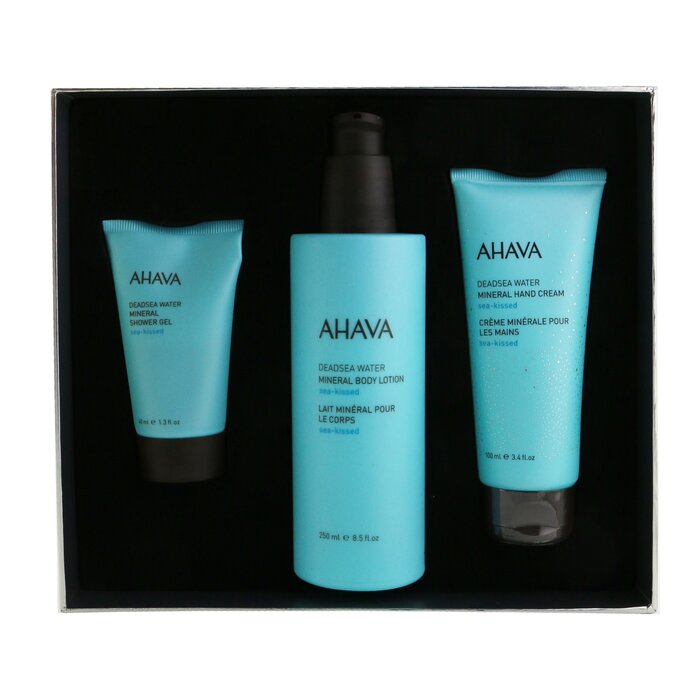 Ahava Sea-Kissed Mineral Delights Set: Mineral Body Lotion 250ml+ Mineral Hand Cream 100ml+ Mineral Shower Gel 40ml 3pcsProduct Thumbnail