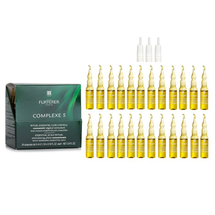 Rene Furterer Complexe 5 Essential Scalp Ritual Stimulating Plant Concentrate (Pre-Shampoo) 24x5ml/0.16ozProduct Thumbnail