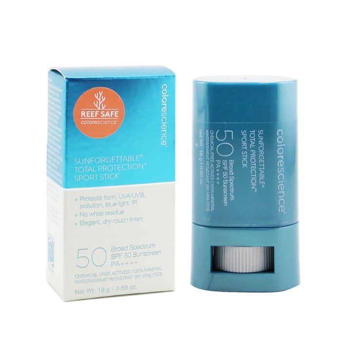 Colorescience Sunforgettable Total Protection Sport Stick SPF 50 סטיק ספורט הגנה מהשמש 18g/0.63ozProduct Thumbnail