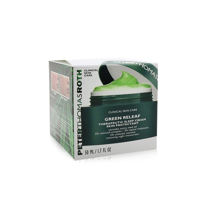 Peter Thomas Roth Green Releaf Therapeutic Sleep Cream Skin Protectant - Hidratante de Noche Renovador (Fecha Vto.: 07/2021) 50ml/1.7ozProduct Thumbnail