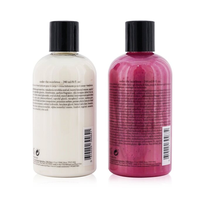 Philosophy Under The Mistletoe 2-Pieces Set: Shampoo, Shower Gel & Bubble Bath Gel 240ml + Body Lotion 240ml  2x240ml/8ozProduct Thumbnail