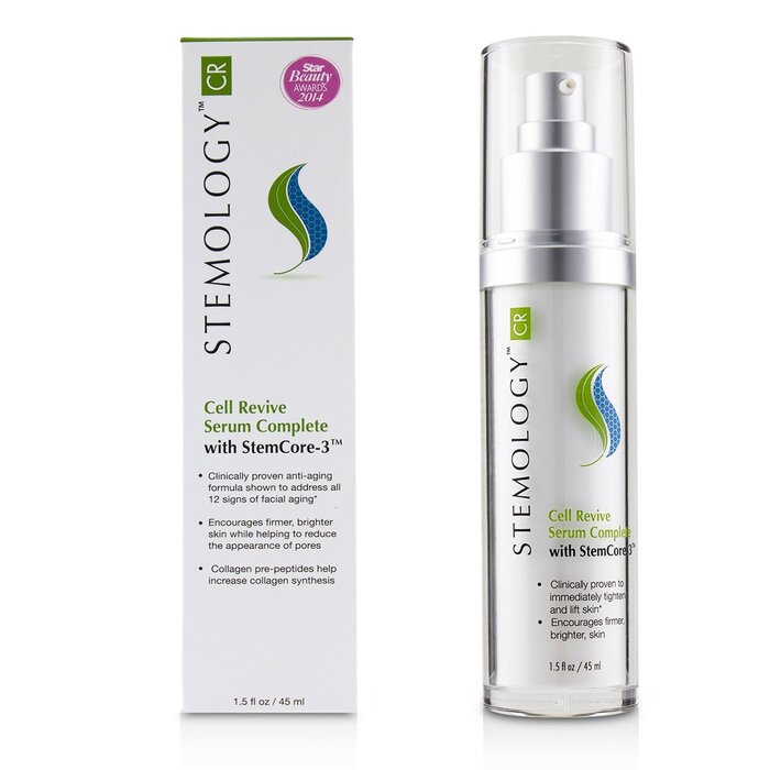 Stemology Cell Revive Serum Complete With StemCore-3 (Exp. Date: 07/2021) 45ml/1.5ozProduct Thumbnail