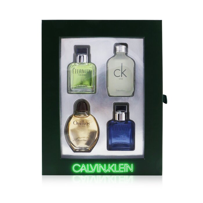 Calvin Klein CK 卡爾文·克雷恩 (卡文克萊) Miniature Coffret: Eternity Men, CK One, Eternity Aqua Men, Obsession Men 4x15ml/0.5ozProduct Thumbnail