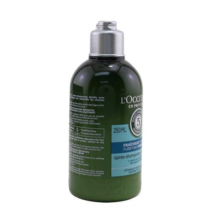 L'Occitane Aromachologie մաքրող թարմության կոնդիցիոներ (նորմալից մինչև յուղոտ մազերը) 250ml/8.4ozProduct Thumbnail