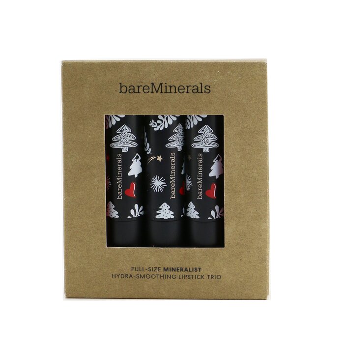 BareMinerals Full Size Mineralist Hydra Smoothing Lipstick Trio (Memory, Purpose, New Harmony) 3x3.6g/0.12ozProduct Thumbnail