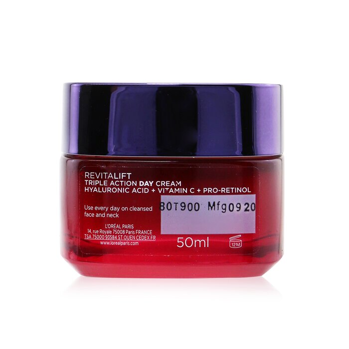 L'Oreal Revitalift Triple Action Day Cream With Pro-Retinol 50ml/1.7ozProduct Thumbnail
