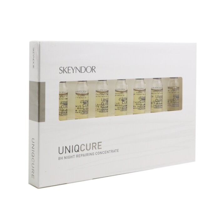 SKEYNDOR Uniqcure 8H Night Repairing Concentrate (For Damaged Skin & With Signs Of Ageing) רכז לתיקון עור עם סימני הזדקנות 7x2ml/0.068ozProduct Thumbnail