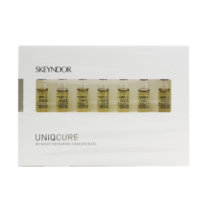 SKEYNDOR Uniqcure 8H Night Repairing Concentrate (For Damaged Skin & With Signs Of Ageing) רכז לתיקון עור עם סימני הזדקנות 7x2ml/0.068ozProduct Thumbnail