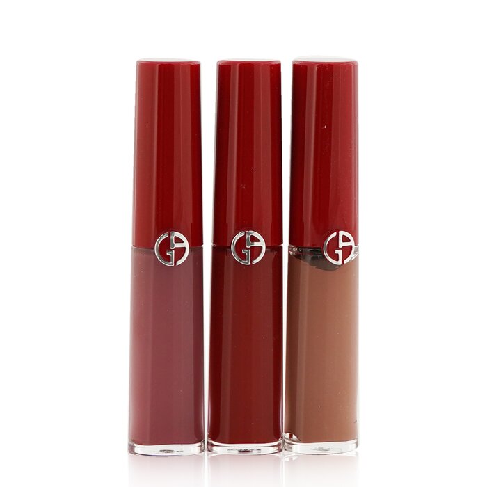 Giorgio Armani Set Lip Maestro Color Aterciopelado Intenso (3x Mini Pintalabios Líquidos) 3x3.5ml/0.12ozProduct Thumbnail