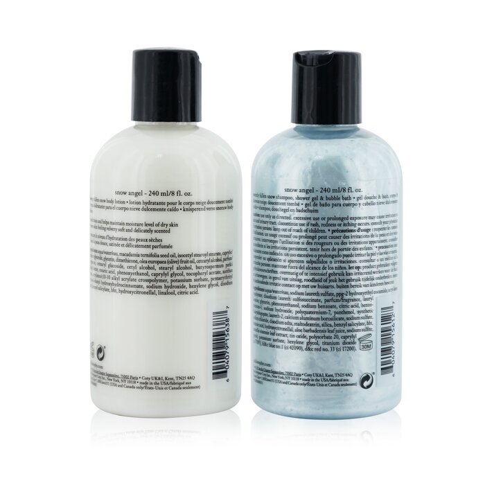 Philosophy Snow Angel Duo: Shower Gel 240ml + Body Lotion 240ml (Box Slightly Damaged) 2pcsProduct Thumbnail