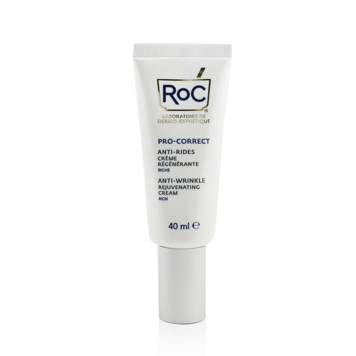ROC Pro-Correct Anti-Wrinkle Rejuvenating Rich Cream - Advanced Retinol With Hyaluronic Acid קרם עשיר עם רטינול וחומצה היאלורונית 40ml/1.35ozProduct Thumbnail