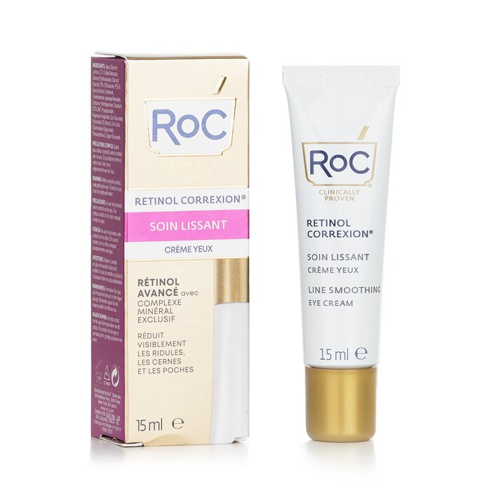 ROC Retinol Correxion Line Smoothing Eye Cream - Advanced Retinol With Exclusive Mineral Complex 15ml/0.5ozProduct Thumbnail