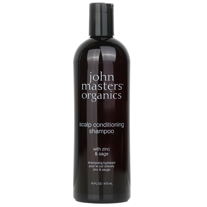 John Masters Organics 2-in-1 Shampoo & Conditioner For Dry Scalp with Zinc & Sage שמפו ומרכך לקרקפת יבשה 473ml/16ozProduct Thumbnail