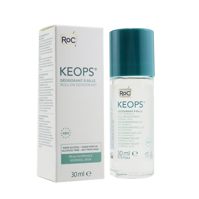 ROC KEOPS Roll-On Deodorant 48H - Χωρίς Οινόπνευμα & Μη Αρωματισμένο (Κανονικό Δέρμα) 30ml/1ozProduct Thumbnail