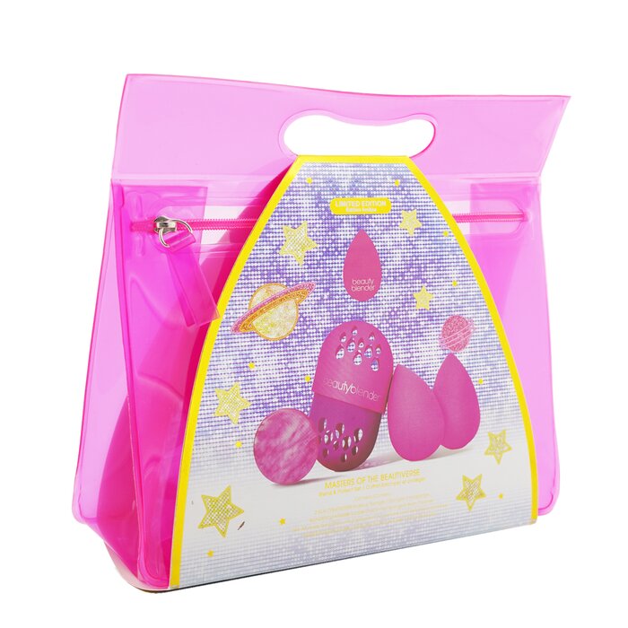 BeautyBlender Masters Of The Beautiverse Blend & Protect Set (2x BeautyBlender, 1x Mini BeautyCleanser Solid, 1x Blender Defender) 4pcsProduct Thumbnail