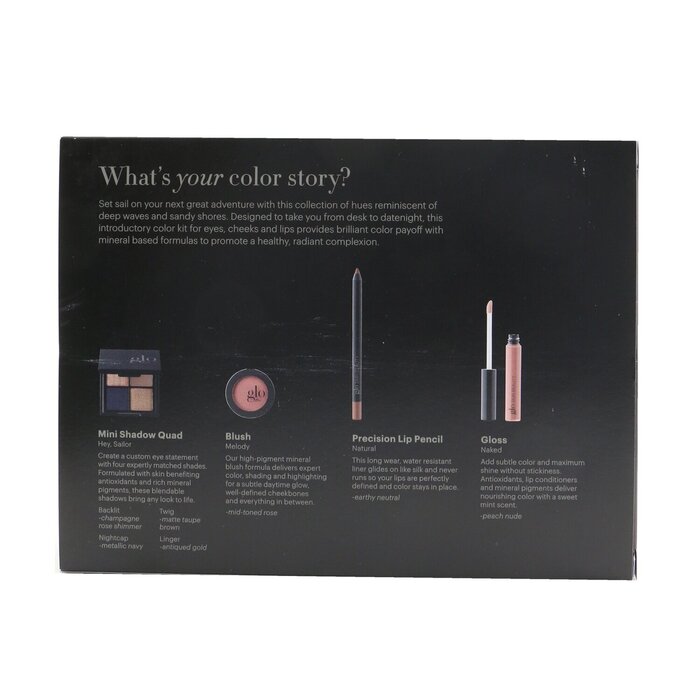 Glo Skin Beauty Desk to Datenight (Mini Shadow Quad + Blush + Lip Pencil + Lip Gloss) 4pcsProduct Thumbnail