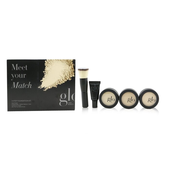 Glo Skin Beauty Kit Meet Your Match Base de 3 Pasos (Primer Facial + 2x Bases Compactas + Polvo Perfeccionante + Mini Brocha Kabuki) 5pcsProduct Thumbnail